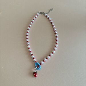Boho strawberry necklace N1033